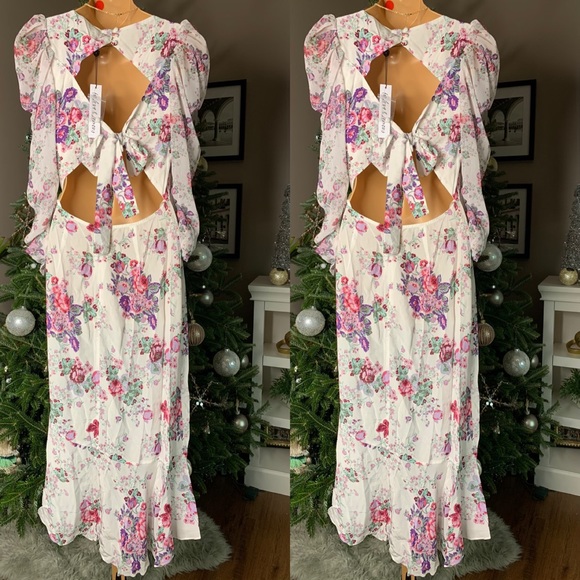 Free People For Love & Lemons Ross Midi Dress - Picture 6 of 6